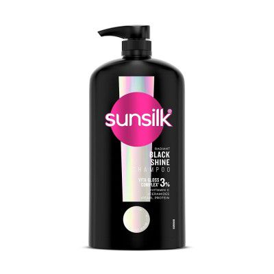 Sunsilk Radiant Black Shine Shampoo - 1000 ml