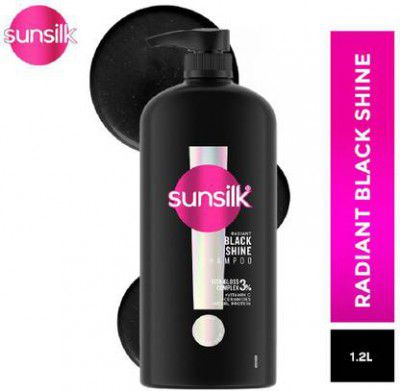 SUNSILK Radiant Black Shine Shampoo (1200 ml)