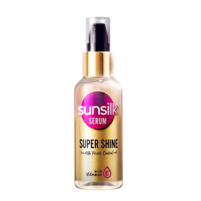Sunsilk Super Shine Hair Serum, 45ml  | For Dry frizzy Hair with Vitamin E Nourishment