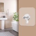 Sunvibe 10 Pieces Self Adhesive Heavy Duty Nail Photo Wall Hook No Drilling Installation For Use Inside Home & Kitchen - Metal, Multicolor...