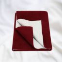 Sunvibe Cotton Baby Bed Protecting Mat  (Maroon, Small)...
