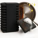 Super Scrub Set – Made of Steel – Black – Pack of 10...