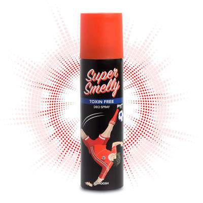 Super Smelly Whoosh Natural Deodorant Spray | For Men, Boys & Teens | No Paraben, Sulphate, Chemicals - 150 ML