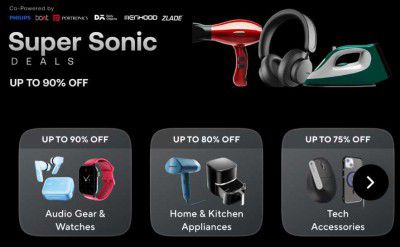 Zepto Loot : Upto 90% OFF - Super Sonic Deals 