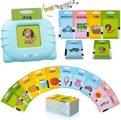 SUPER TOY 112 Talking Baby Double Sided Flash Cards Educational Toys 