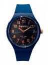 Superdry men Black Brass Dial & Blue Straps Analogue Watch SYG351U...