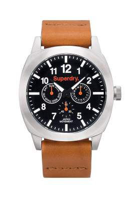 Superdry Thor Multi Analog Black Dial Men's Watch-SYG104BB