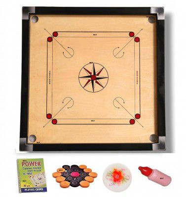 Superior Matte Finish Practice Carrom Board for Serious Professional Practice