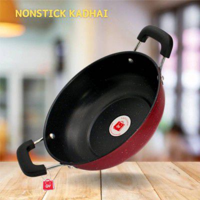 Superior Quality Nonstick Kadhai 21 cm diameter 1.25 L capacity