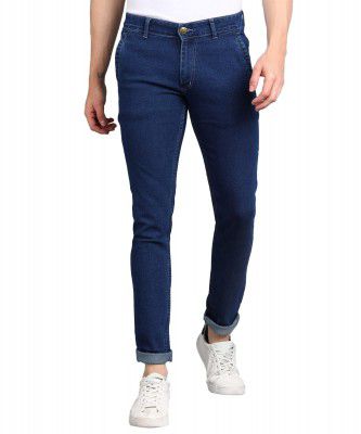 Supernova Inc. Men's Slim Fit Solid Jeans Stretchable