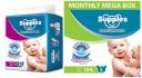Supples Baby Pants Diapers, X-Large, 54 Count&Supples Baby Diaper Pants,Large, 124 Count...