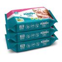 Supples Baby Wet Wipes with Aloe Vera and Vitamin E - 72 Wipes/Pack, (Pack of 3)...