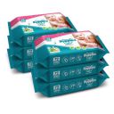 Supples Baby Wet Wipes with Aloe Vera and Vitamin E, 72 Pieces, White (Pack of 6)...