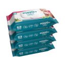 Supples Baby Wet Wipes with lid Enriched with Aloe Vera, 72 Wipes/Pack (Pack of 4)...