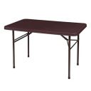 Supreme Furniture Swiss Blow Moulded Table (Color: Globus Brown, Qnt: 1 Pcs.), Plastic...
