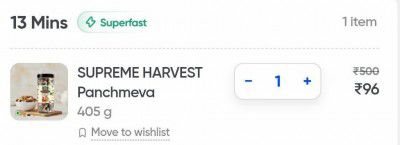 Supreme Harvest Panchmeva Mix dry fruits | 405 g