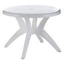 Supreme Marina Plastic Dining Table (Milky White)...