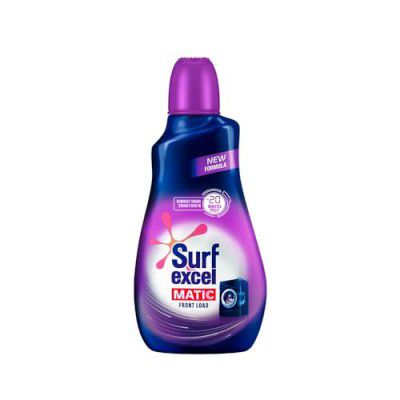 Surf Excel Matic Liquid Detergent Front Load, Specially Designed For 100% Tough Stain Removal In Front Load Machines, 500 ml,EALE1R2