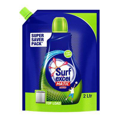 Surf Excel Top Load Matic Liquid Detergent Pouch 2 L