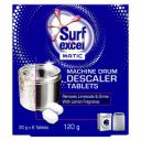 Surf Excel Washing Descaler Drum for Fully Automatic Washing Machine, 100g (6 Tablets 20g each), White...