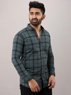 SURHI Smart Windowpane Checked Casual Shirt