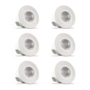 Surya 2W LED Prime SPOT Light, Ceiling SPOT Light (Green) (Pack of 6)...