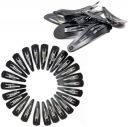 SUSVIJ Trending Premium Glossy Black Metal Tic Tac Hair Clips for Women Pack of 36 Pieces (TICTAC CLIPS 36)...