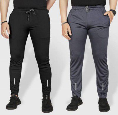 Suzaro Solid Men Grey Track Pants
