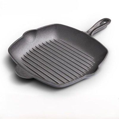 Suzec 30 cm Grill Pan, Non-Stick Die Cast Grilling Pan, Red