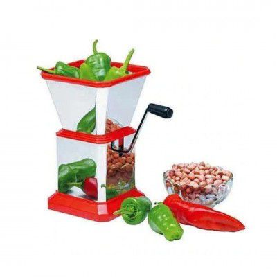 Suzec Chilli Cutter/Vegetable Cutter/Mirchi Cutter/Nut Cutter/Dry Fruit Cutter | Chilly & Dry Fruit Cutter with Stainless Steel Blade | Onion Cutter Chopper