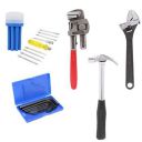 Suzec Johnson Professional Home Kit with Screwdriver Set, Adjustable Wrench (200 mm), Claw Hammer, Allen Key Set & Pipe Wrench (250mm)- Multi...