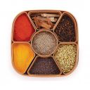 Suzec Masala Rangoli Box Dabba for Keeping Spices...