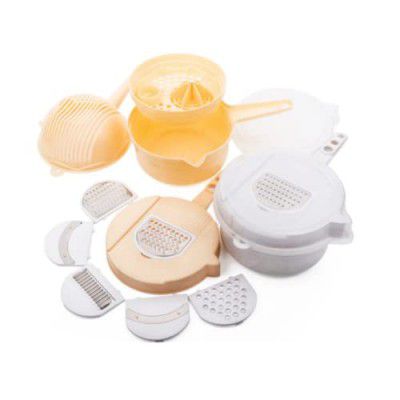 Suzec Multipurpose 12 in 1 Vegetable and Fruit Chopper Cutter Grater Slicer