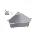 Suzec Plastic Triangle Shape Sink Storage Rack Drain Shelf Suction ...