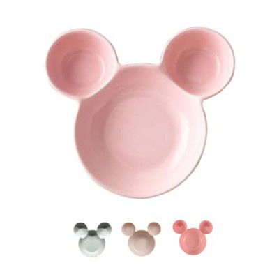 Suzec Plastic Unbreakable Mickey Mouse Shaped Plate for Kids (Pack of 1)