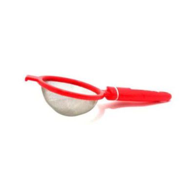 Suzec Tea Strainer for Kitchen, Chhalni  (Red)