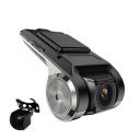 Suzec U2+ Car Dash Cam with Front and Rear Camera, Zinc Alloy Body and 1080p Quality Full HD Display with AHD Camera and 140°Wide Angle Lens, WDR, G-Sensor and Loop Recording...