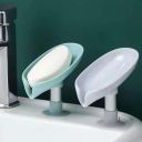 SVH Soap Stand Holder For Bathroom Kitchen Sink Self Draining Soap Dish Holder With Magic Stickers...