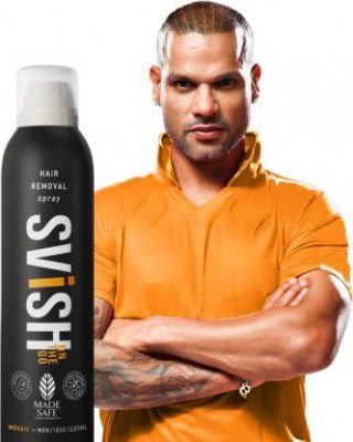 SVISH Hair Removal for Men| Chest Back Leg Underarms | Made Safe Spray  (200 ml)