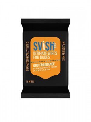 Svish On The Go Men Intimate Hygiene Wipes -10 Wipes