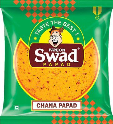 Swad Channa Dal Snack Special Papad -Medium Spicy, Rajasthani Taste (400 g)