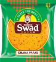 Swad Channa Dal Snack Special Papad -Medium Spicy, Rajasthani Taste (400 g)...
