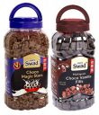 Swad Choco Magic Stars & Choco Vanilla Fills (Multigrain Multigrain Choco Moon Star kids snack Cereal) 2 Jars, 695 g...