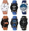 SWADESI STUFF Analogue Multi Dial Leather Strap Watch for Men and Boys...
