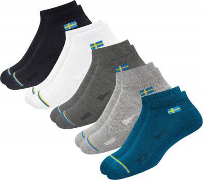 Swagr  Men Solid Ankle Length  (Pack of 5)