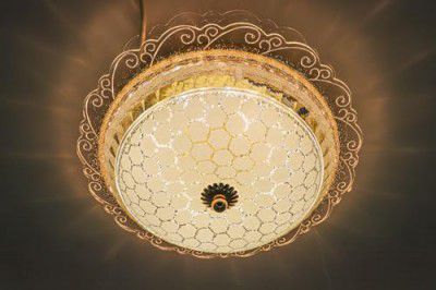 swanart Modern Lighting Chandelier Glass Light for Living Dining Room Round Hanging LED Lights