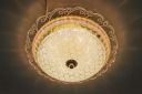swanart Modern Lighting Chandelier Glass Light for Living Dining Room Round Hanging LED Lights...