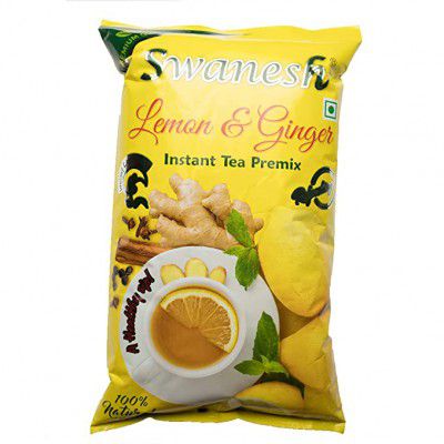 Swanesh Premix Instant Lemon and Ginger Tea Powder 1 kg - Manual and Vending Machine Usage