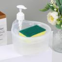 SWAPKART Double Layer Soap Dispenser for Bathroom Accessories Dishwasher Liquid Holder (Multi Colour) Plastic...
