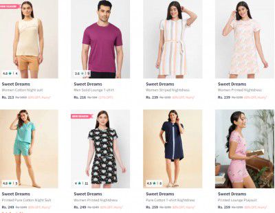 Sweet Dreams Women Nightsuit Upto 80% off from Rs 219